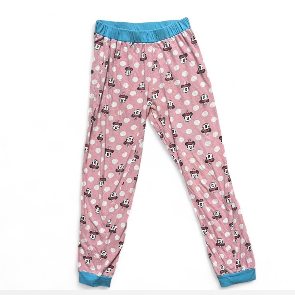 Disney Pink Pajama Bottoms with Blue Waistband